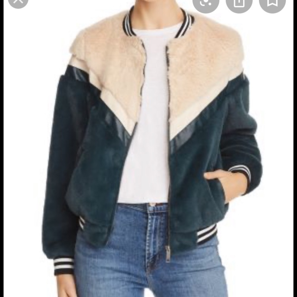 Apparis Florence Faux Fur Bomber
